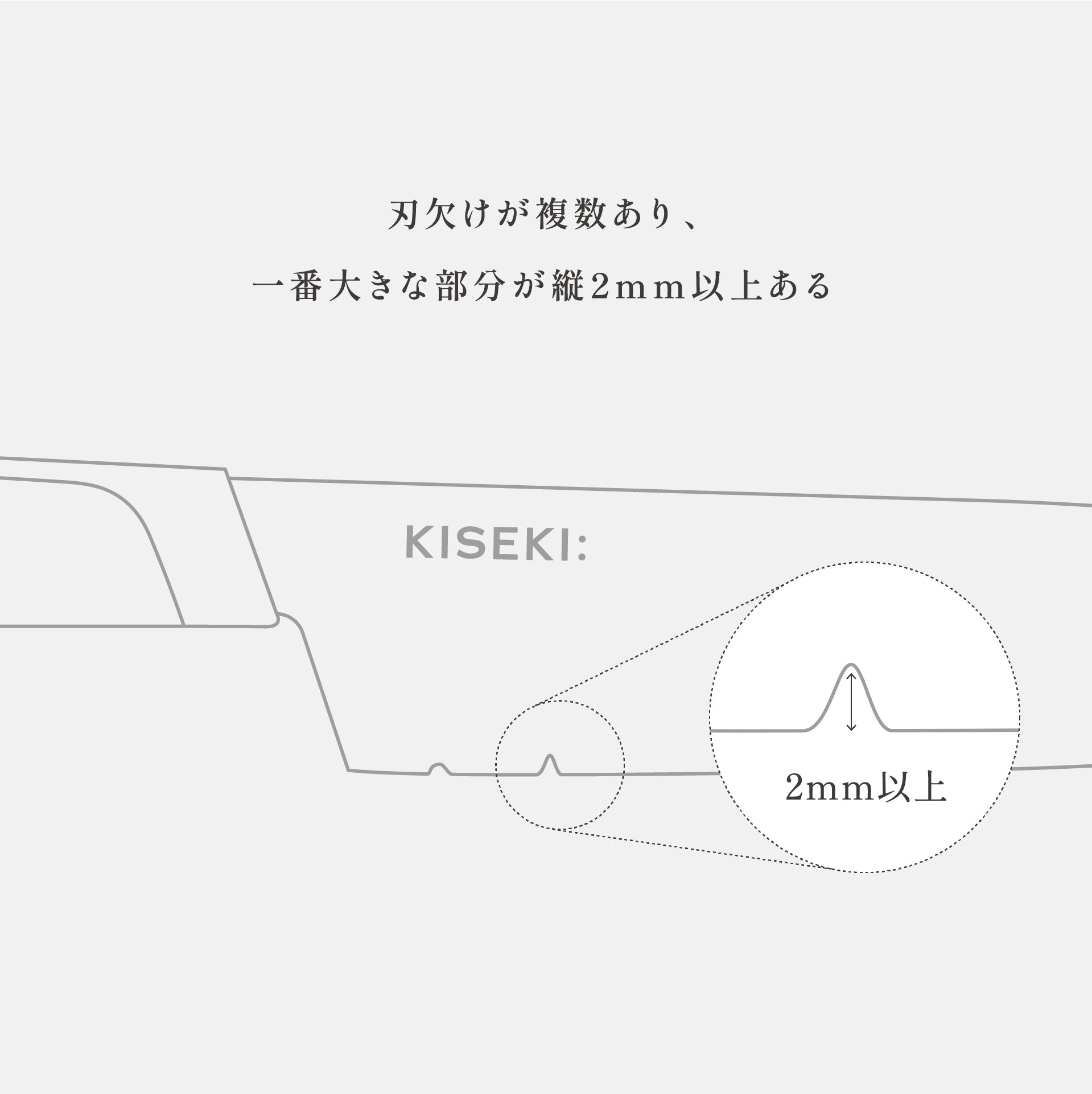 研ぎ直しサービス里帰り2mm以上タイプ – KISEKI:キセキの包丁【公式通販】